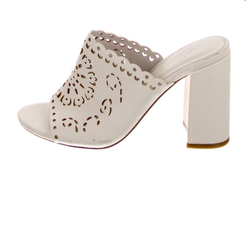 Joie Cream leather Mules